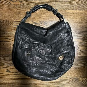Le Bulga Soft Leather Shoulder Bag